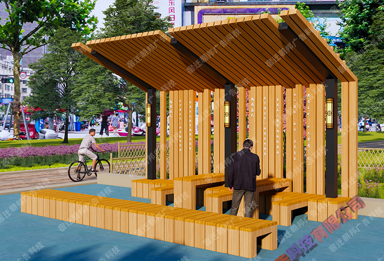 鋼結構景觀廊架